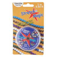 Stretch Magic Elastic Beading Thread Cord CLEAR 1.8mm 3m spool
