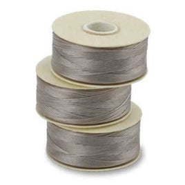 Nymo Thread Size 0 Grey Beading Thread Bobbin (1 pc)