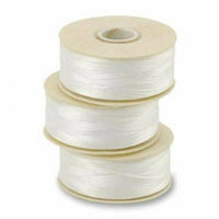 Nymo Thread Size 0 WHITE Beading Thread Bobbin (1 pc)