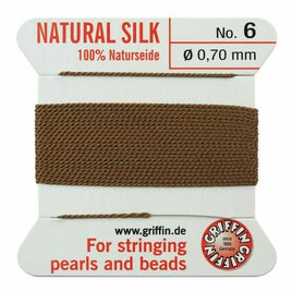 Griffin Size 6 Cornelian Silk String Thread 0.70mm