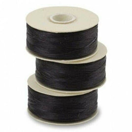 Nymo Thread Size B Black Beading Thread Bobbin (1 pc)