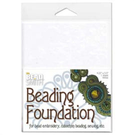 Beadsmith Beading Foundation - 4.25x5.5 inch White (1 Sheet)